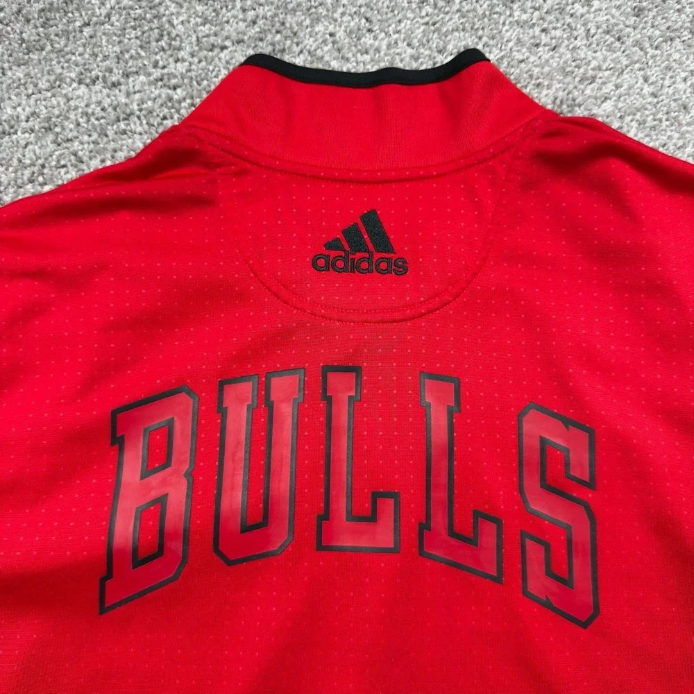 Adidas Chicago Bulls 2015 NBA On Court Warm Up Jacket Mens S Championship